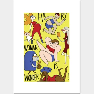 Wonder WomEN Posters and Art